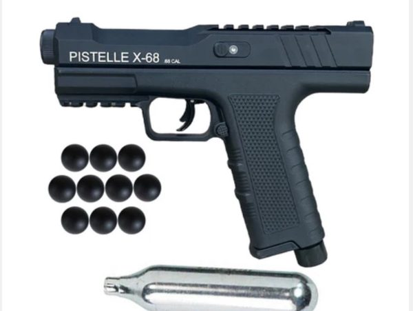 Pistelle X-68 Gen2 right side profile with rear adapter