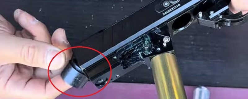 Spring rest valve and O-ring